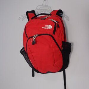 The North‎ Face Pivoter Backpack Red Black FlexVent Laptop School Book Bag